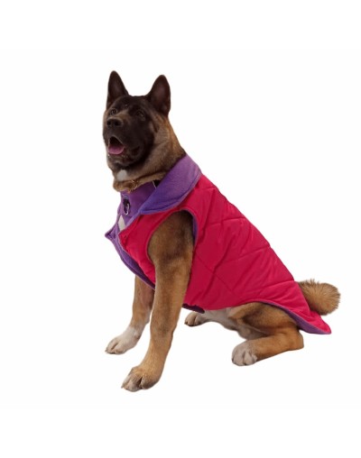 Chaleco para perra fucsia