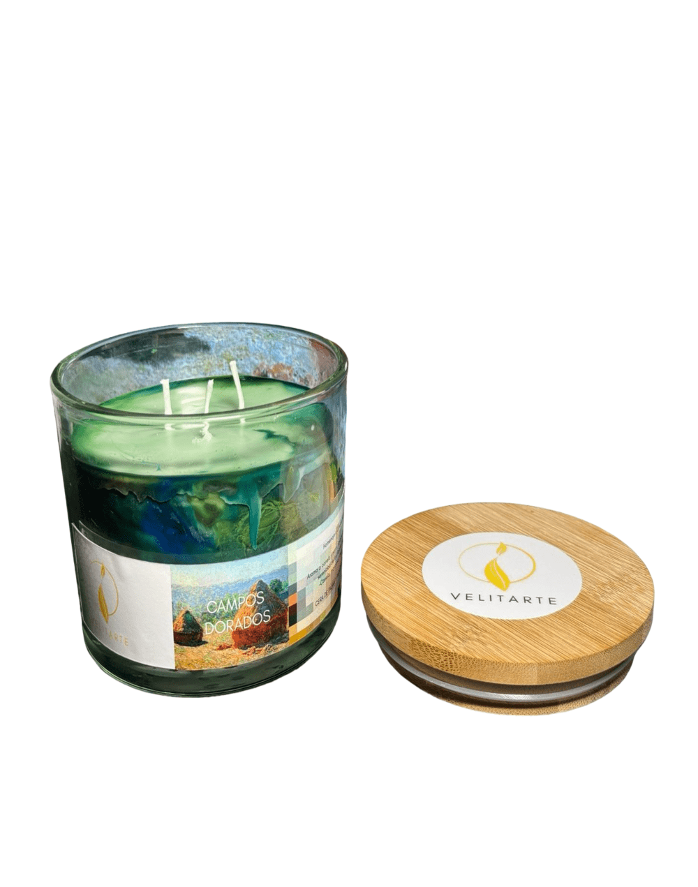 Vela homenaje campos dorados 350 ml fragancia canela manzana y bergamota