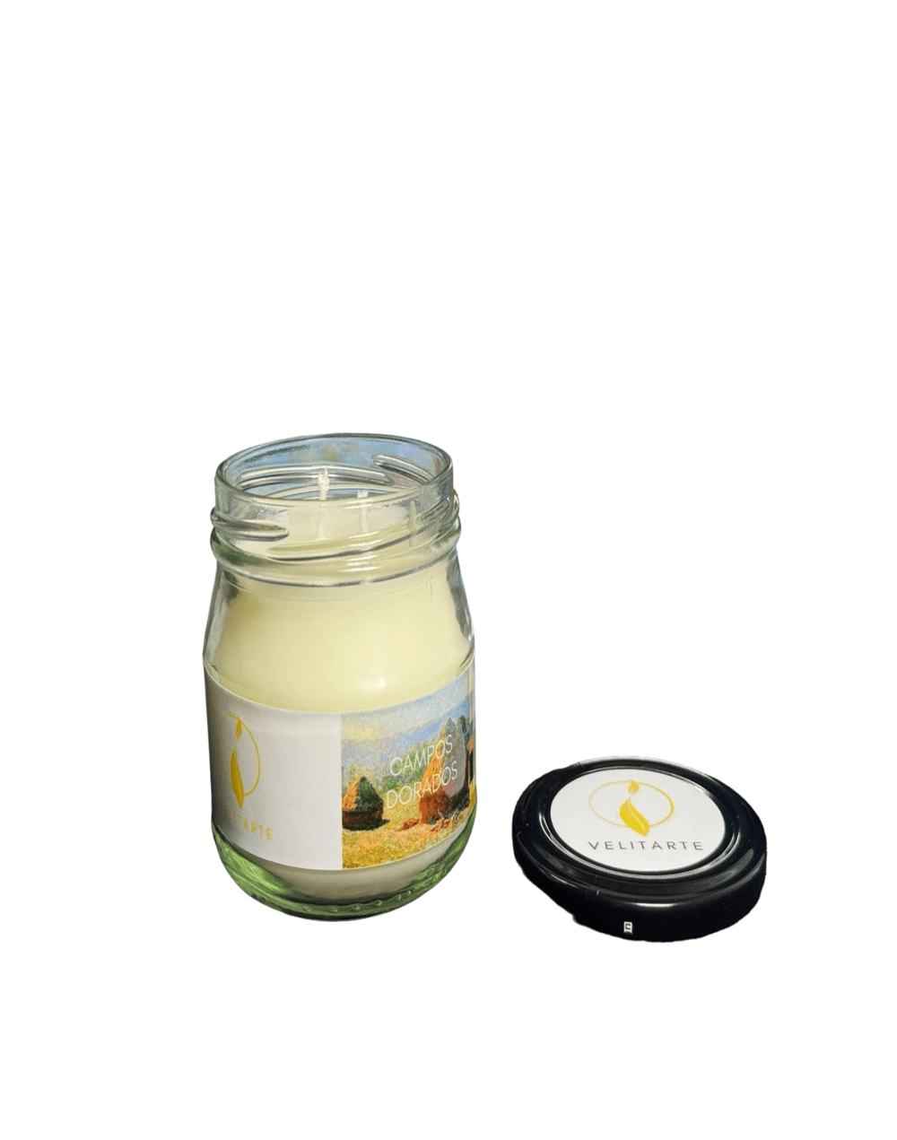 Vela homenaje campos dorados 160 ml fragancia canela manzana y bergamota