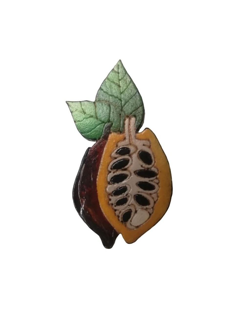 Pin mazorca de cacao