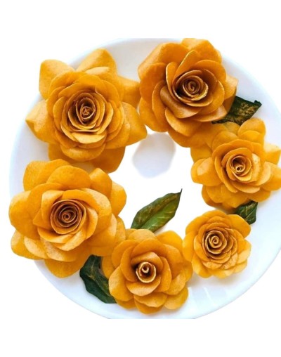 Flor de lámina de fruta grande