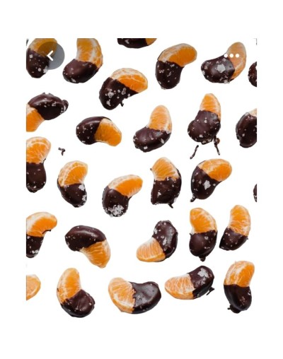 Frutas deshidratadas con chocolate