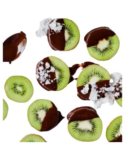 Frutas deshidratadas con chocolate