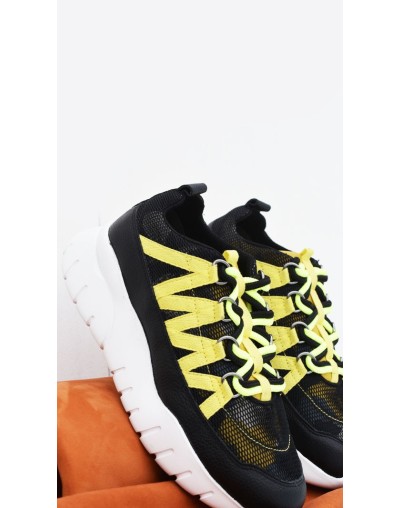 LEATHER SNEAKER CINNIA