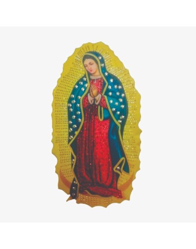 Parche virgen de guadalupe con pedreria