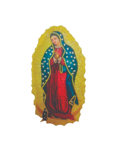 Parche virgen de guadalupe con pedreria