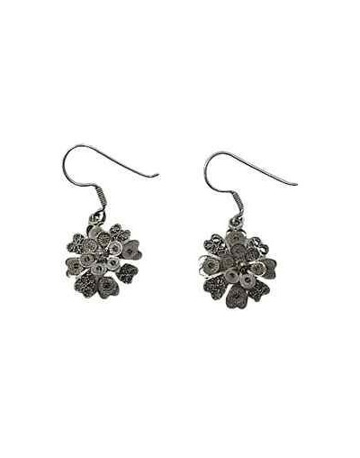 Aretes doble flor