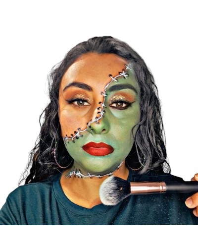 Maquillaje artistico frankenstein