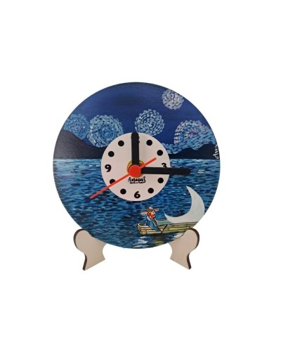 Reloj escritorio Van Gogh pintado a mano