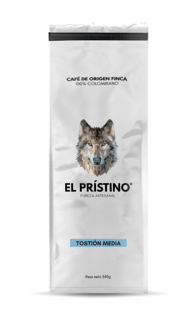 CAFÉ ESPECIAL EL PRÍSTINO TOSTION MEDIA (340 GR)
