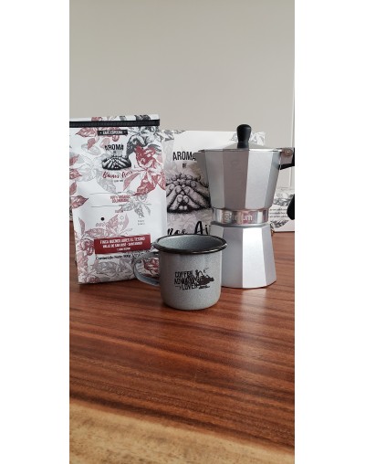 Kit Café  Pocillo  Moka Italiana o Prensa Francesa