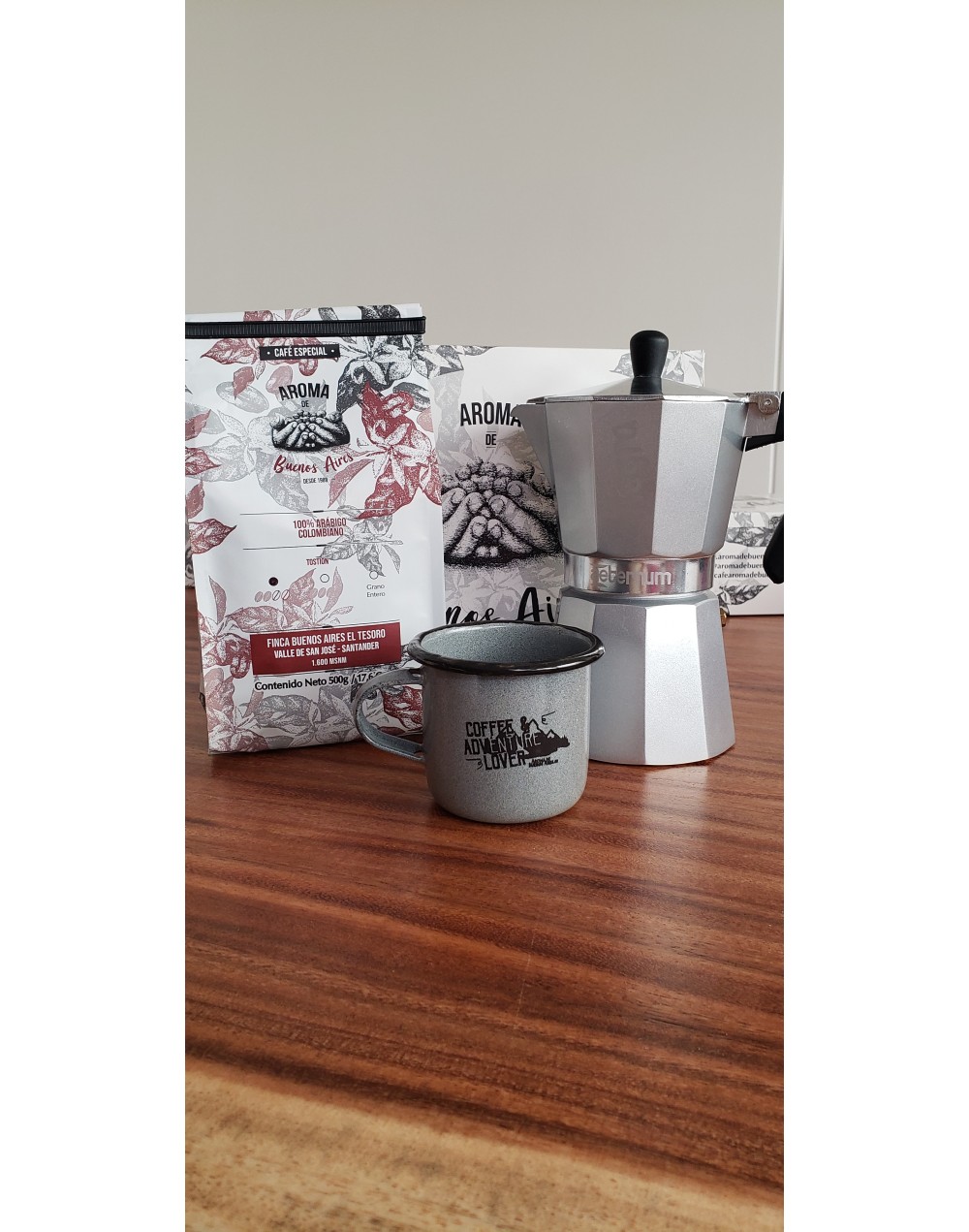 Kit Café  Pocillo  Moka Italiana o Prensa Francesa
