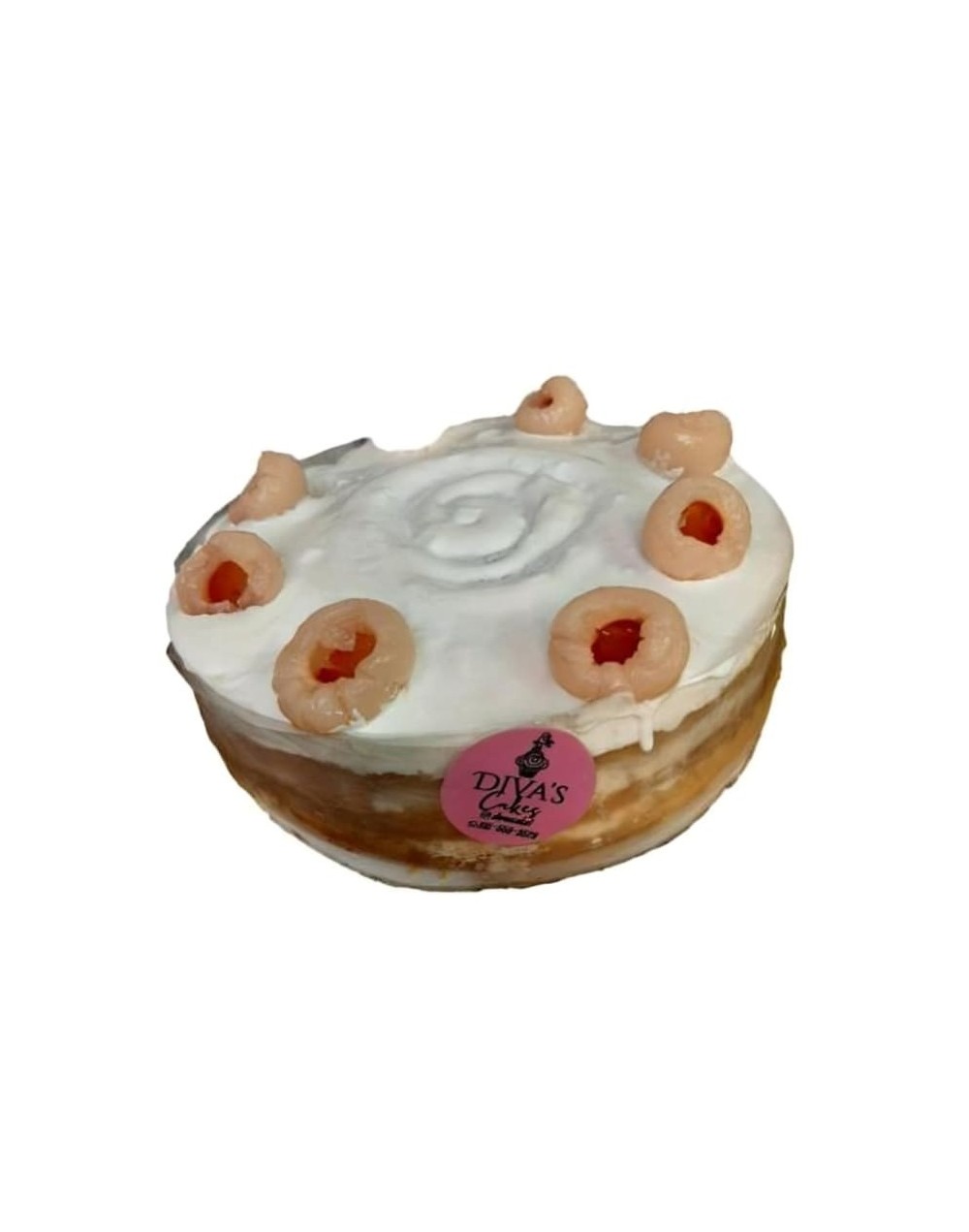 Cake de lyches 18 porciones