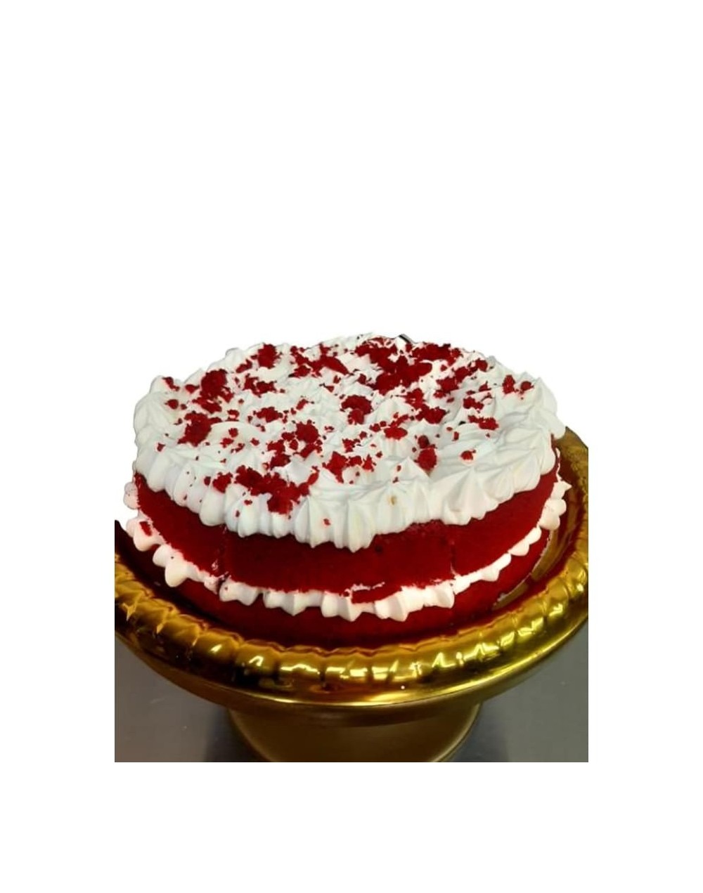 Cake de red velvet para 20 porciones