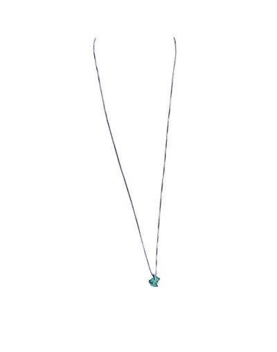 Collar esmeralda en plata