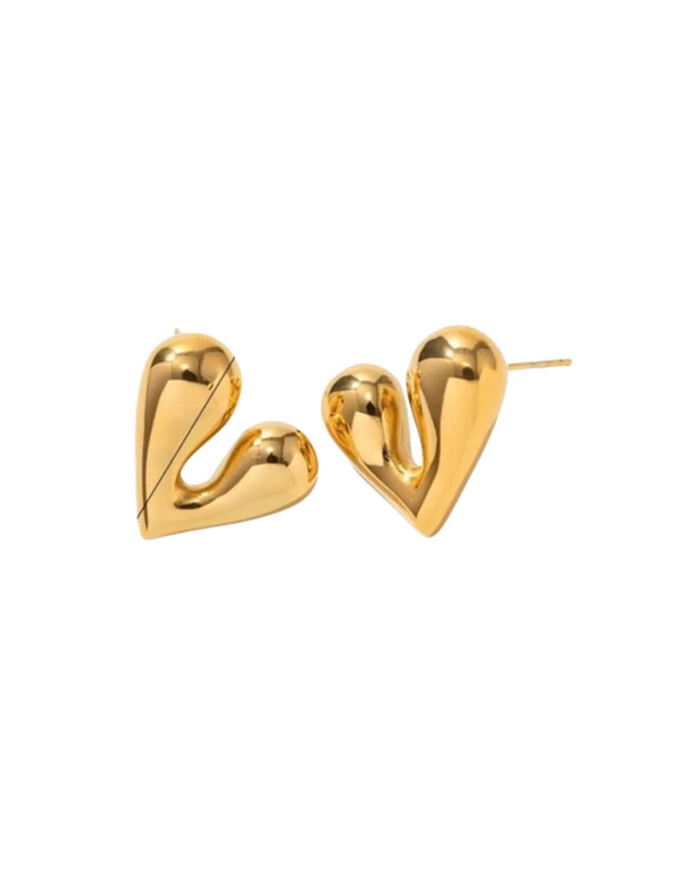 Topos corazón dorado