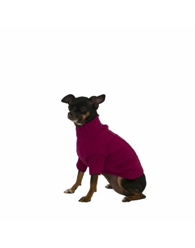 Sacos tejidos para perros magenta