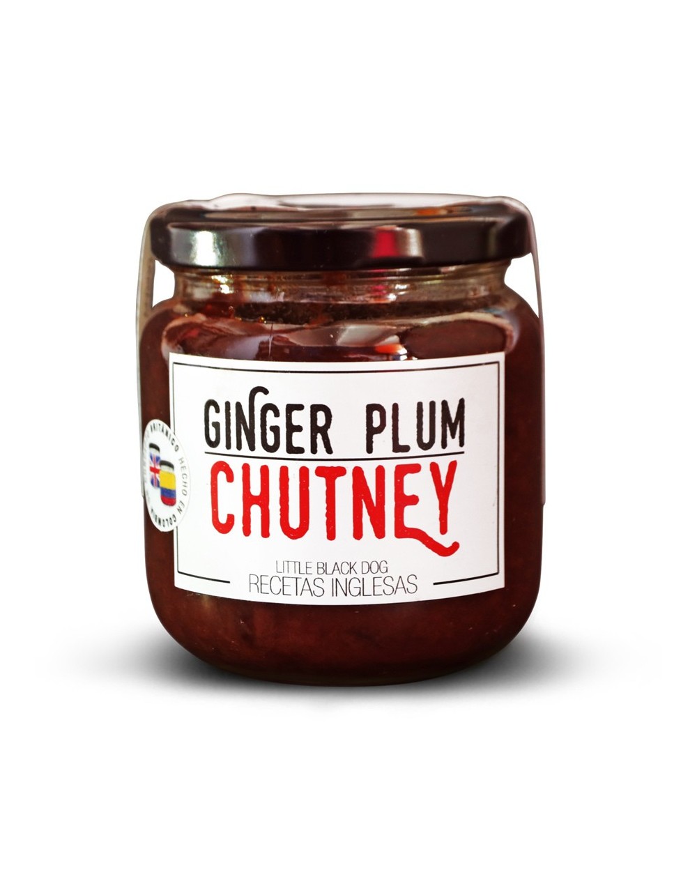 Ginger plum chutney o conserva británica de ciruela jengibre y otras especias
