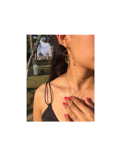 Aretes lluvia