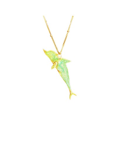 Collar delfín envejecido