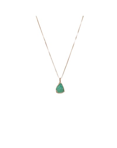 Collar esmeralda bisel