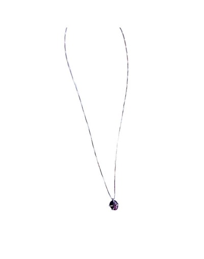 Collar granate en plata
