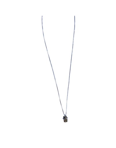 Collar pirita en plata