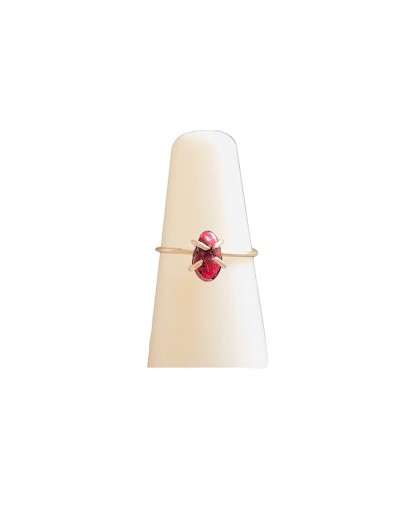 Anillo en plata granate