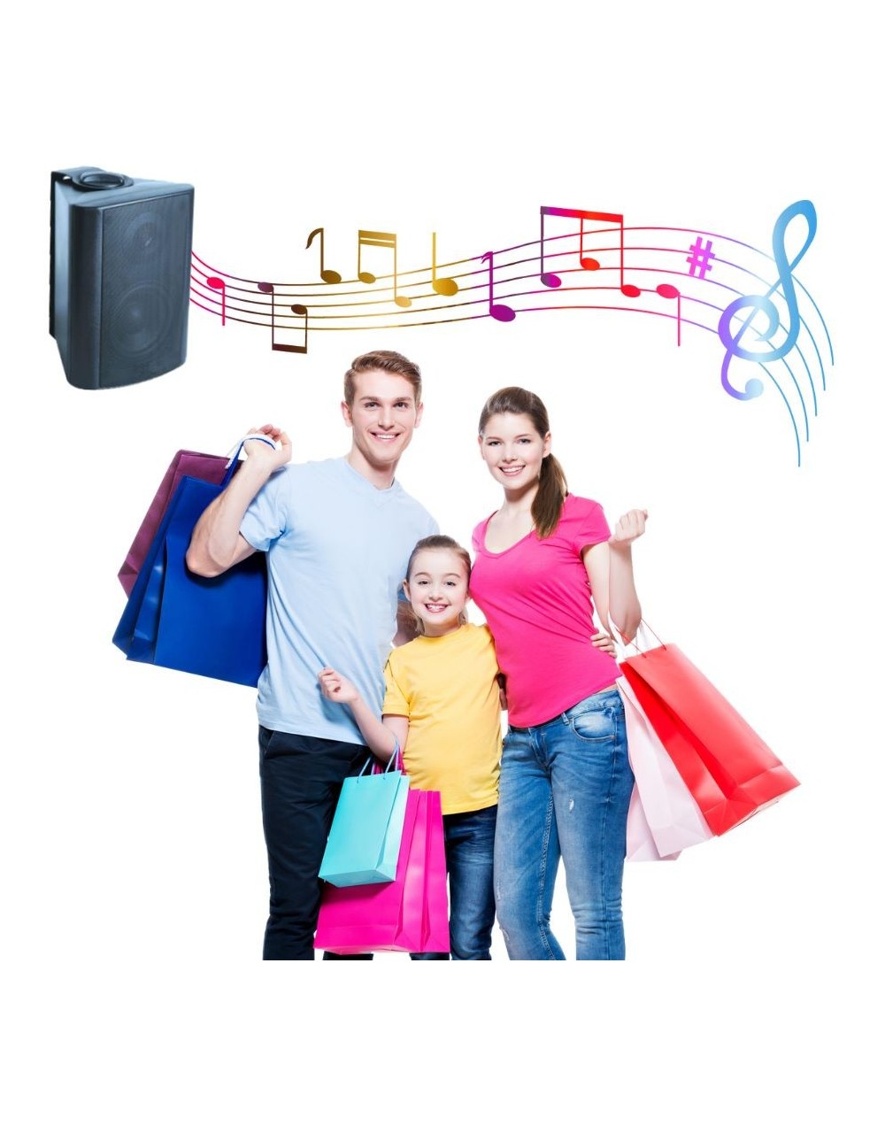 Servicio de música ambiental para comercios