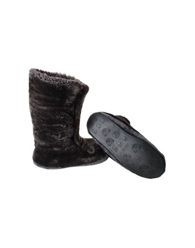 Pantuflas grises osc