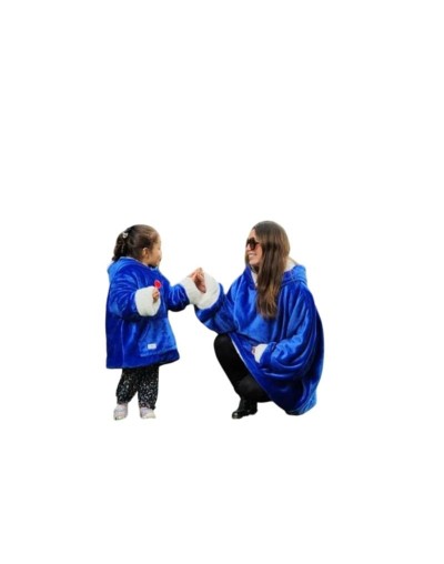 Saco gigante azul rey