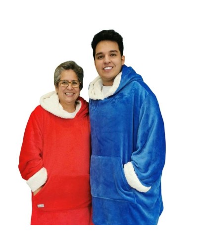 Saco gigante azul rey