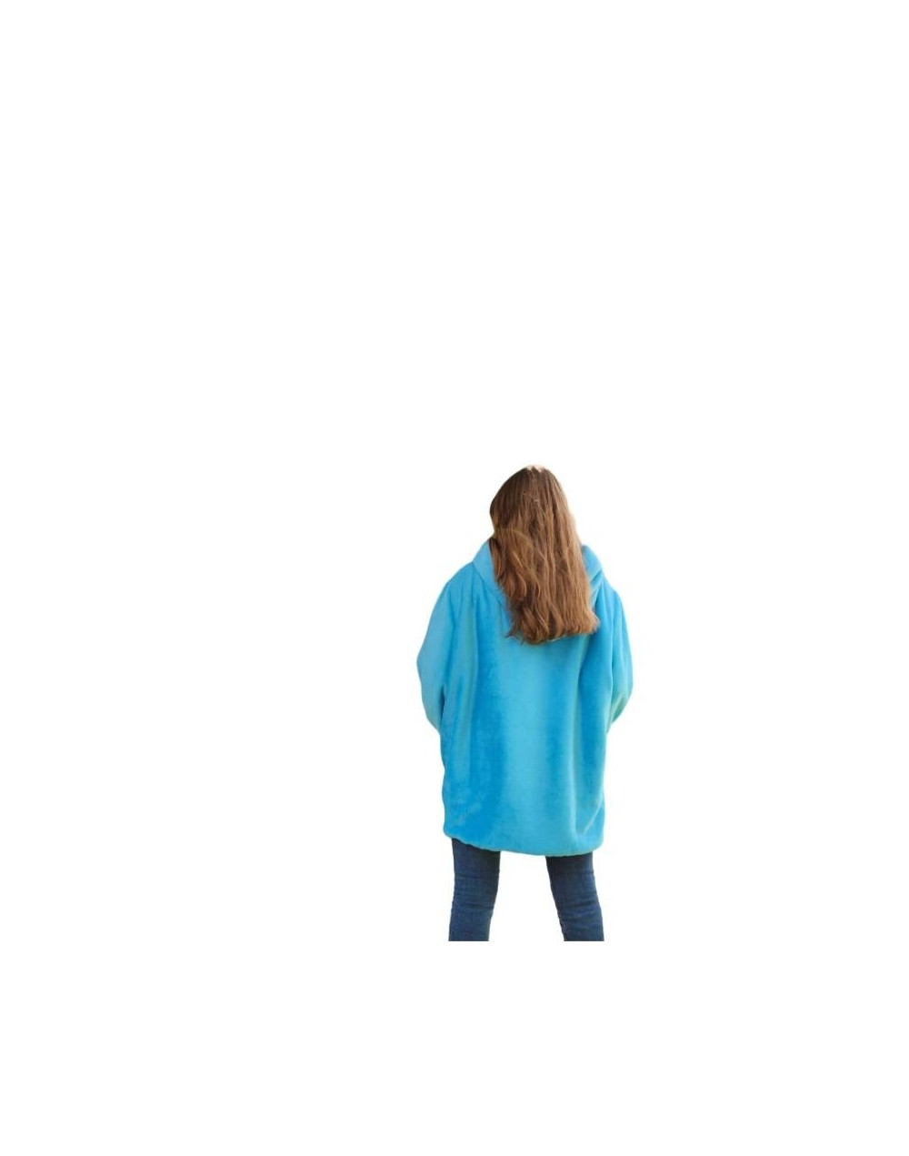 Saco gigante turquesa