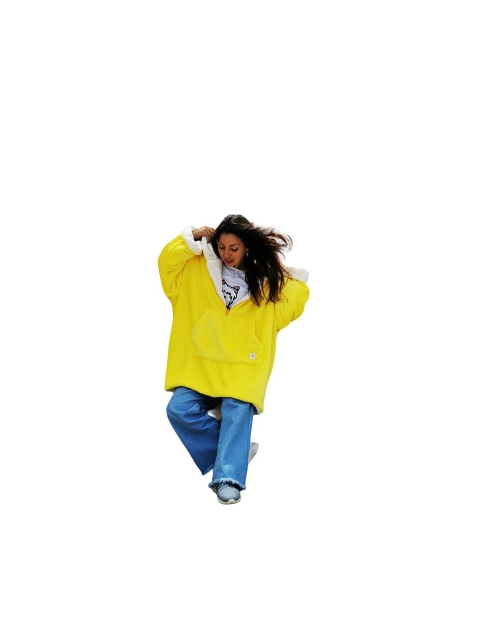 Saco gigante amarillo