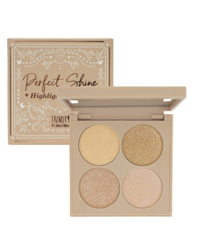 KIT X 4 ILUMINADORES TRENDY PERFECT SHINE