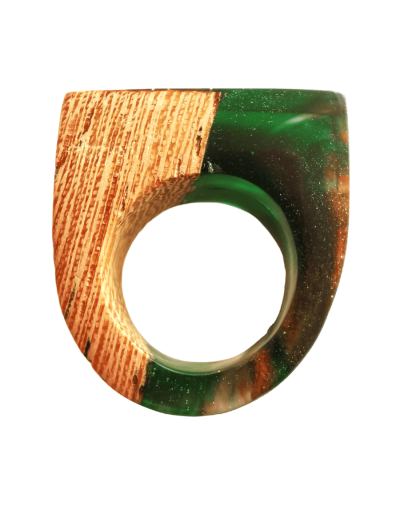 Maxi anillo nuez