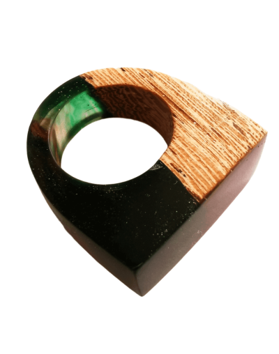 Maxi anillo nuez