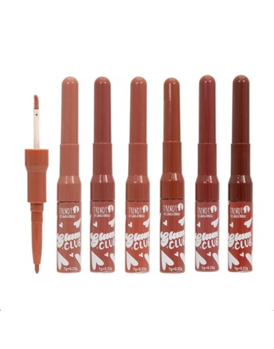 LABIAL Y DELINEADOR GLAM CLUB TRENDY