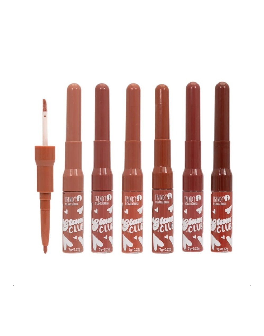LABIAL Y DELINEADOR GLAM CLUB TRENDY