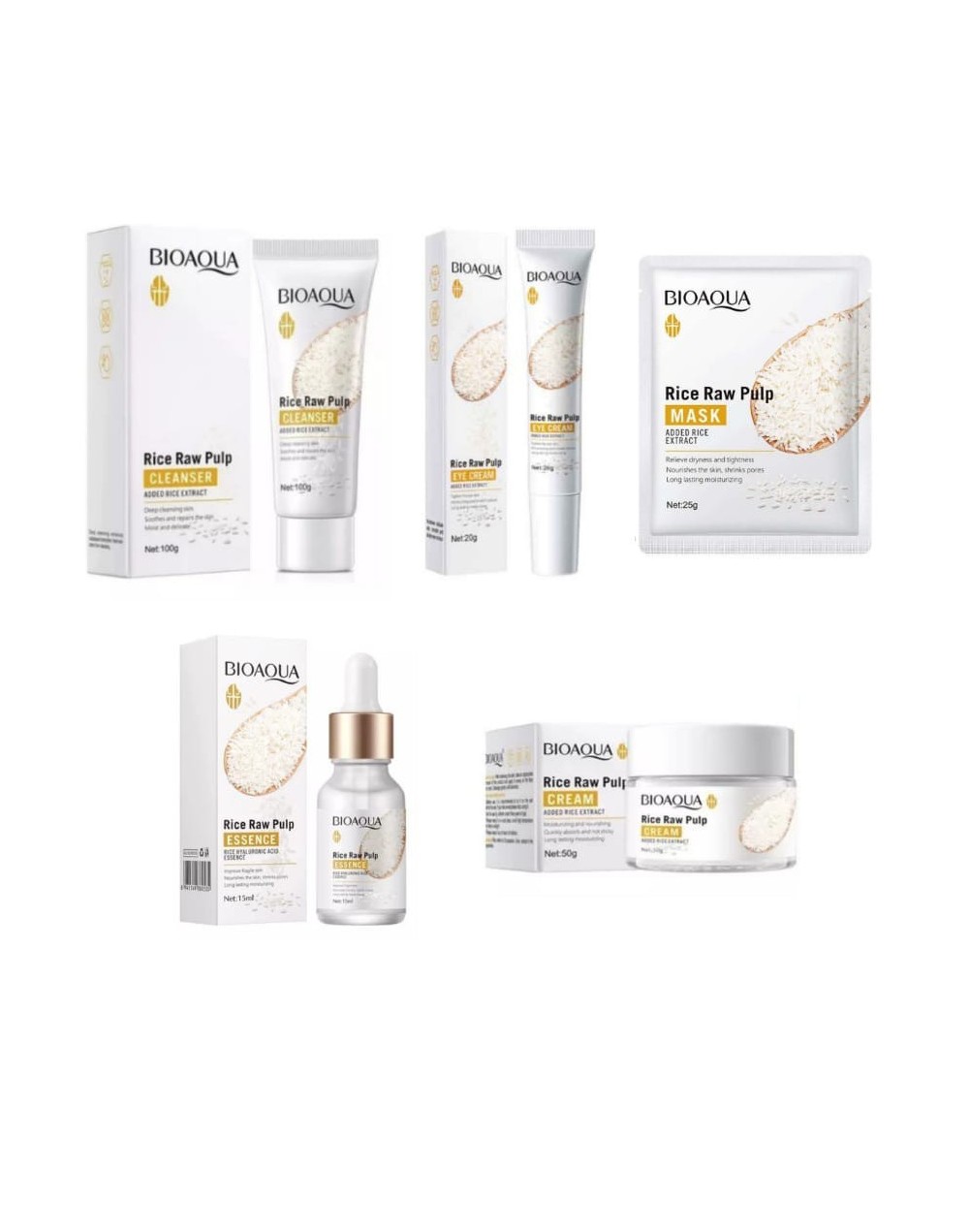 Kit skin care arroz bioaqua