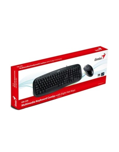 Combo teclado y mouse smart km - 200 marca genius.