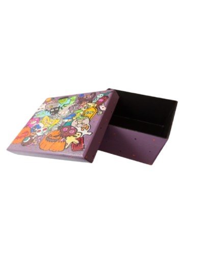 Caja mediana colorida
