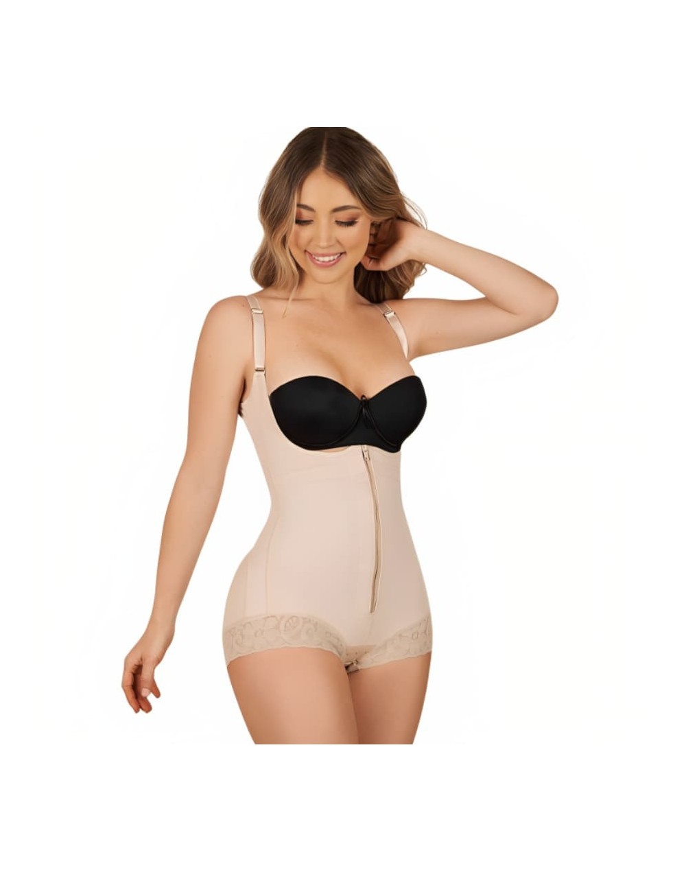 Faja tipo body tirante delgado removible
