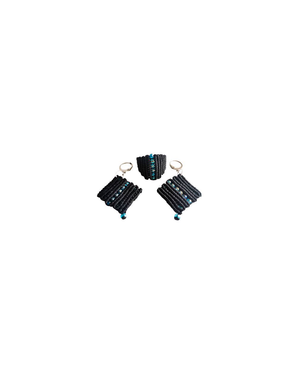 Conjunto rombo cristales