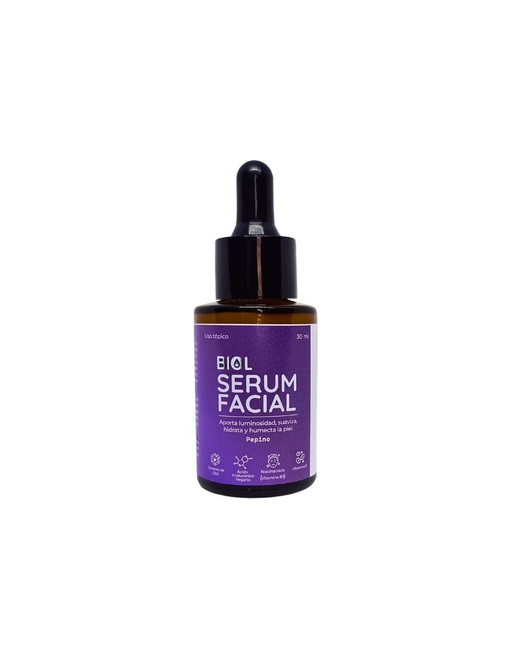 Sérum facial con cristales de cbd