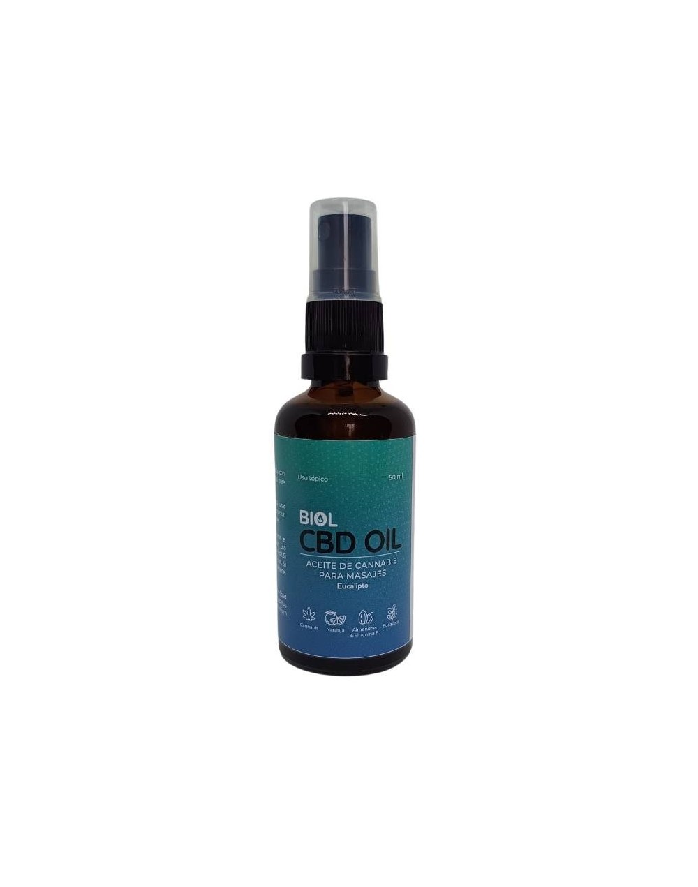 Aceite para masajes corporales cbd oil 50 ml