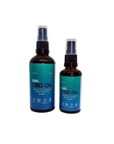 Aceite para masajes corporales cbd oil 100 ml
