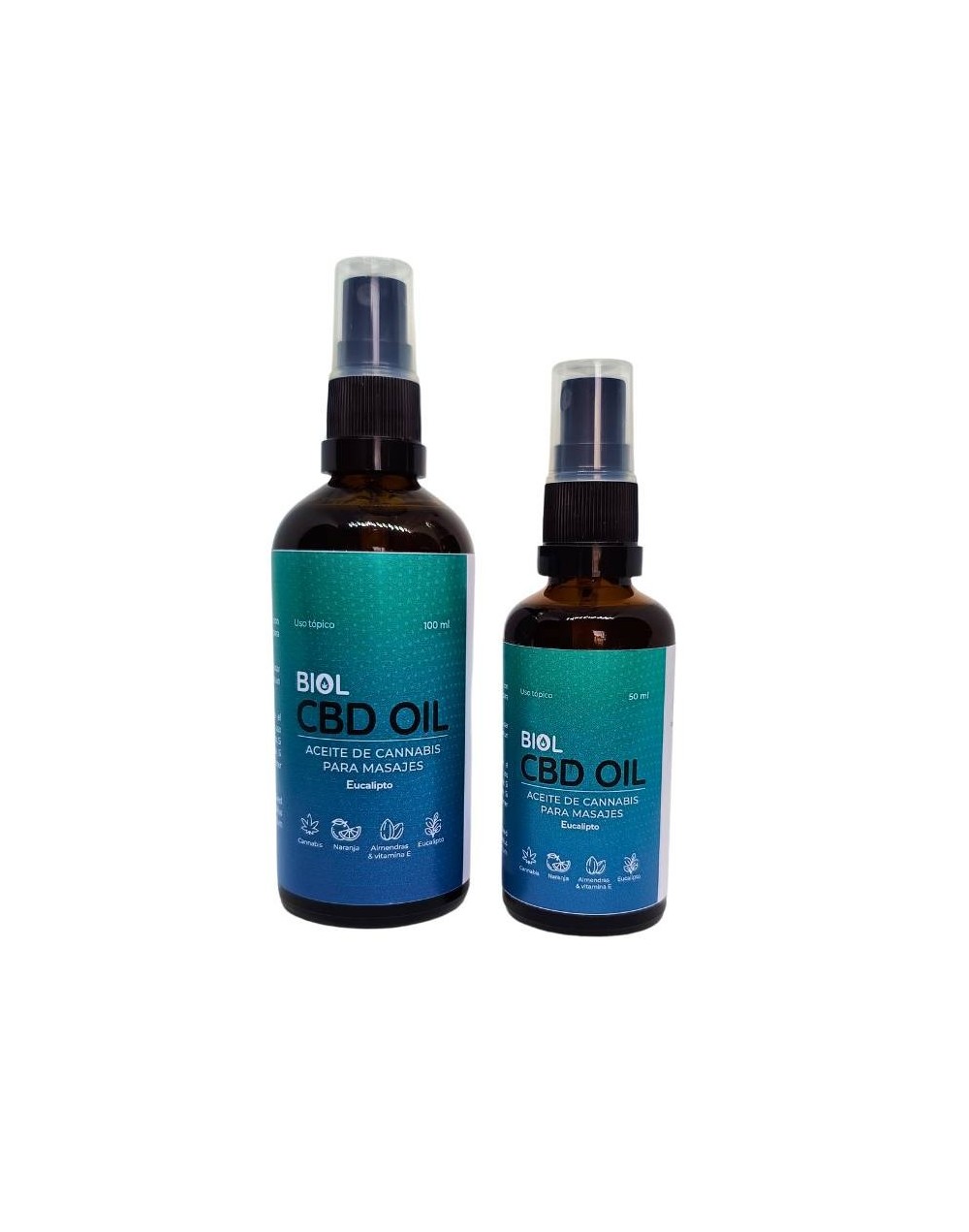 Aceite para masajes corporales cbd oil 100 ml
