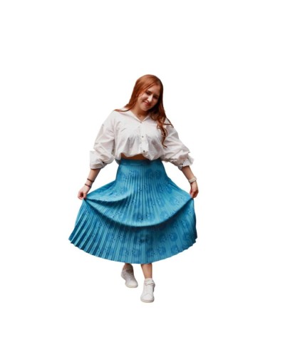 Falda plisada midi sarah