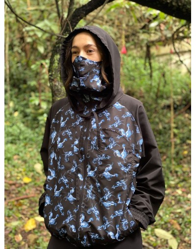 Chaqueta Negra Gallos Amanecer